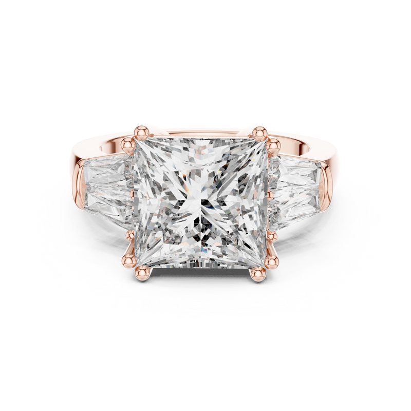 Ladies Ring LR-0046@7 - Rose Gold - Image