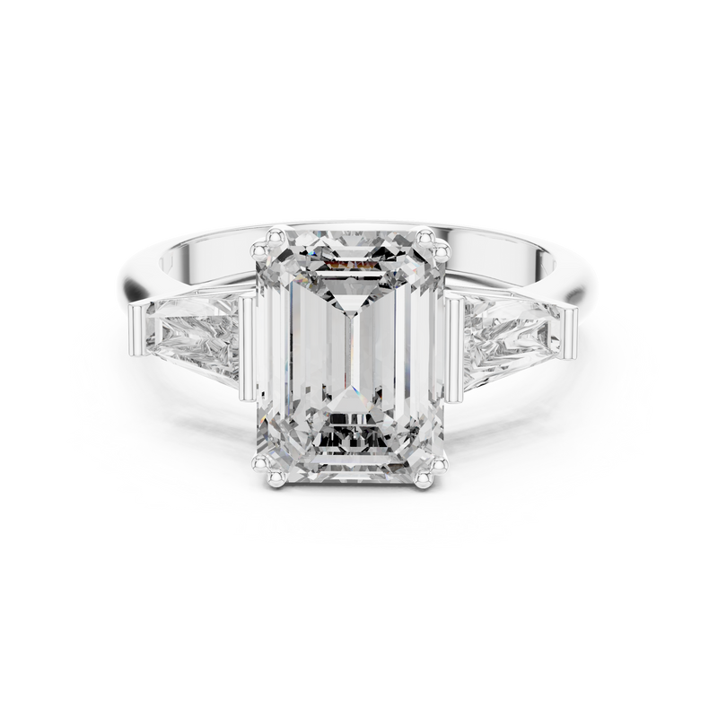 Ladies Ring LR-0047@7 - White Gold - Image