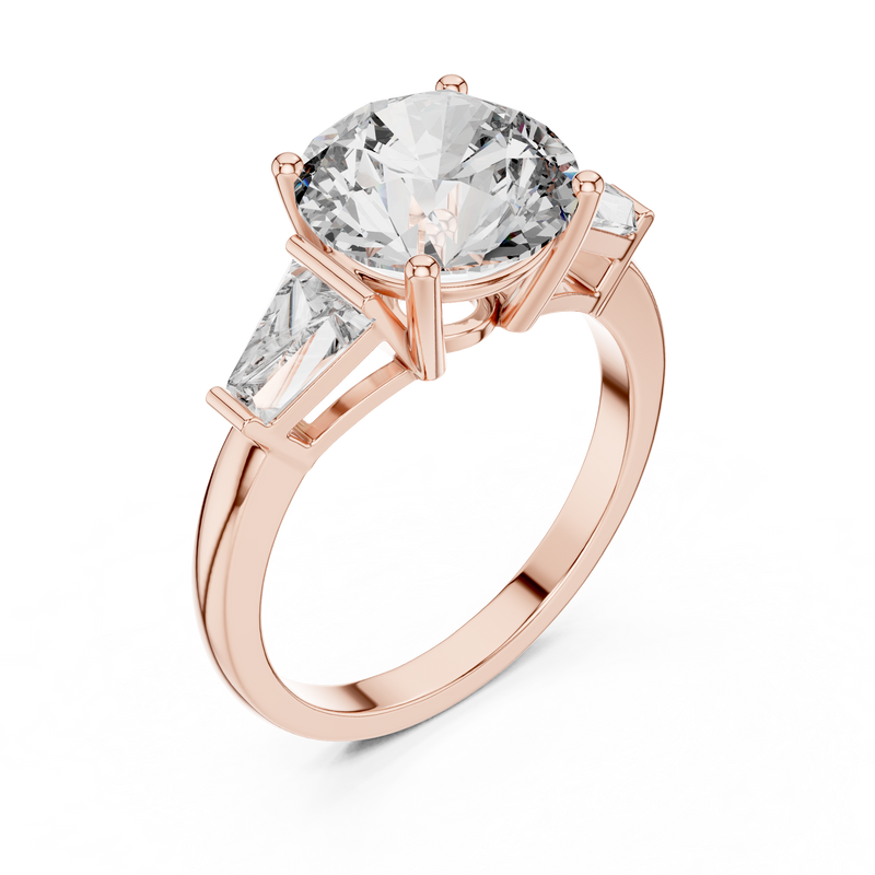 Ladies Ring LR-0048@7 - Rose Gold - Image
