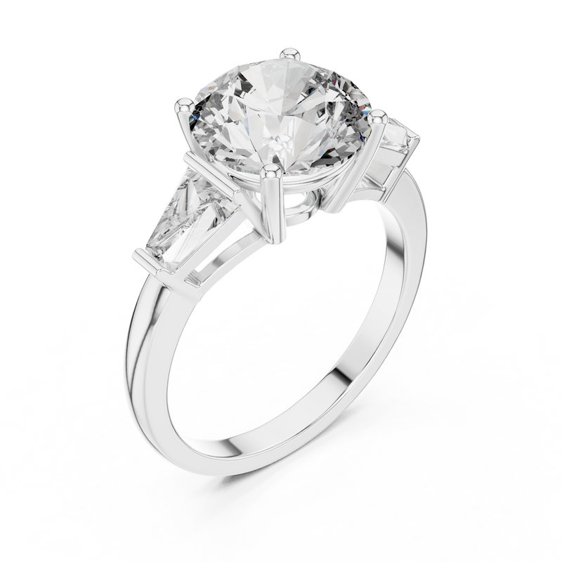 Ladies Ring LR-0048@7 - White Gold - Image