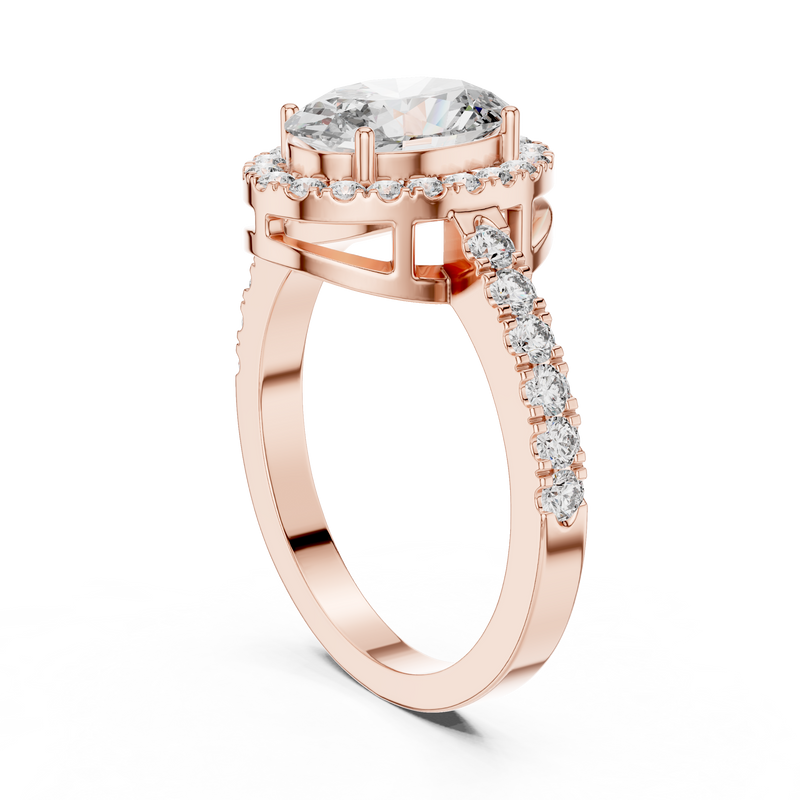 Ladies Ring LR-0050@7 - Rose Gold - Image