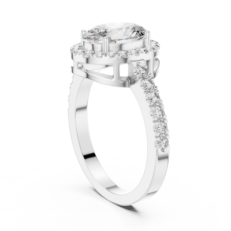 Ladies Ring LR-0050@7 - White Gold - Image