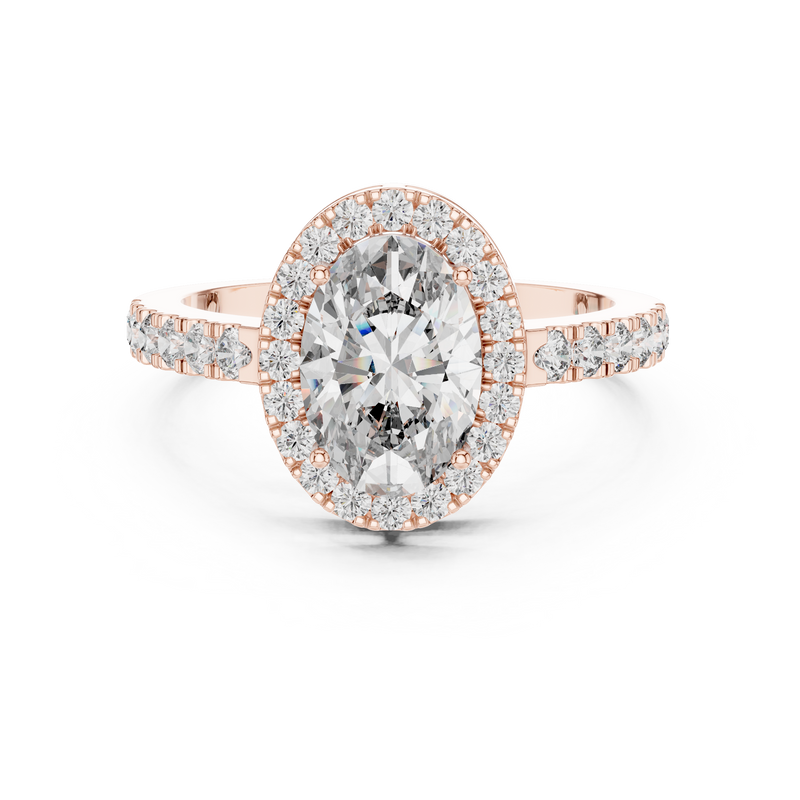Ladies Ring LR-0050@7 - Rose Gold - Image