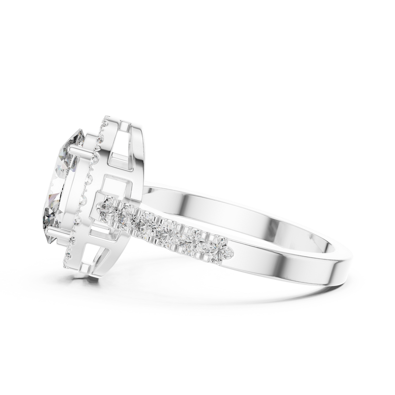 Ladies Ring LR-0050@7 - White Gold - Image