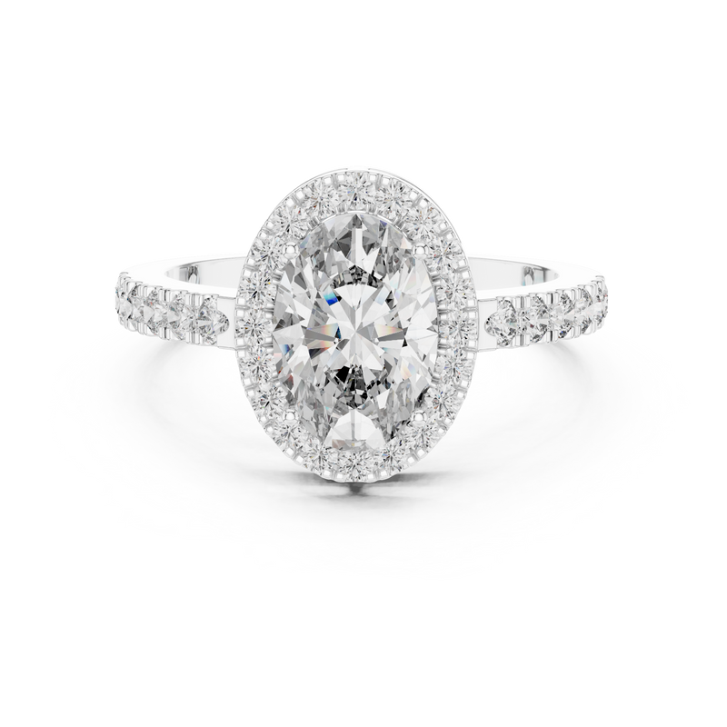 Ladies Ring LR-0050@7 - White Gold - Image