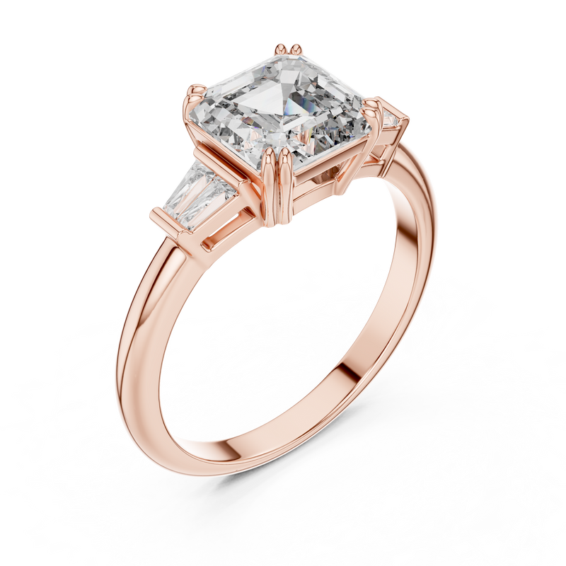 Ladies Ring LR-0052@7 - Rose Gold - Image