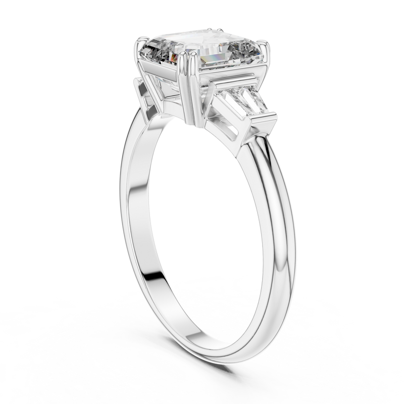 Ladies Ring LR-0052@7 - White Gold - Image