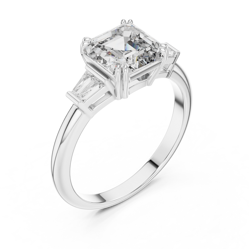 Ladies Ring LR-0052@7 - White Gold - Image