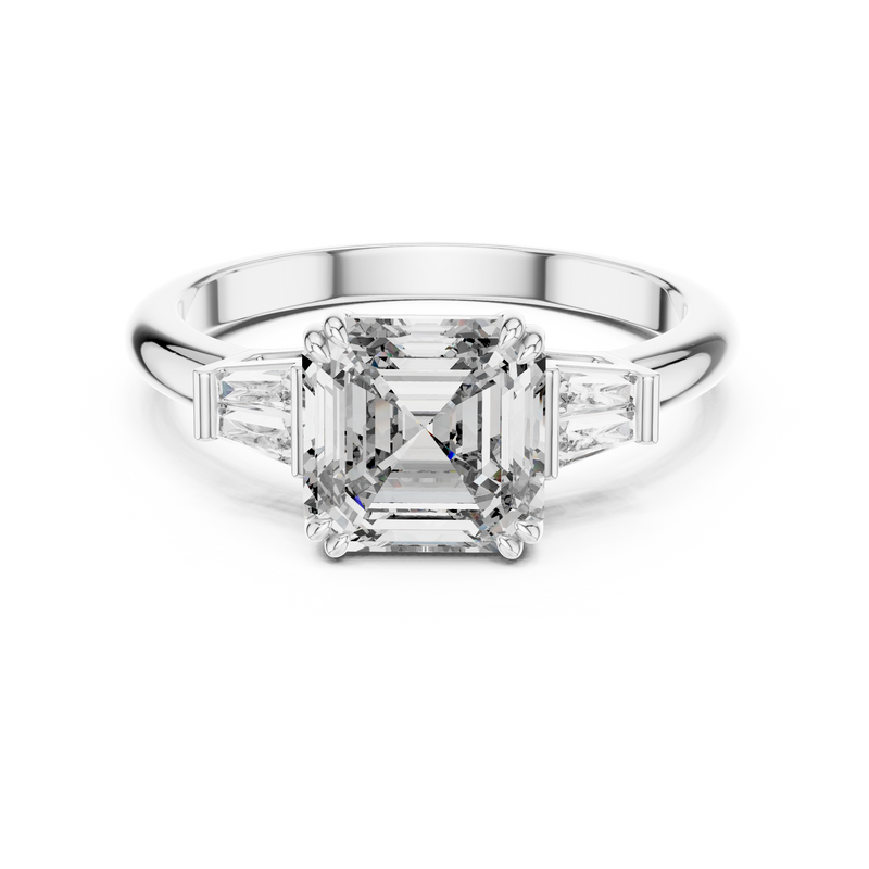 Ladies Ring LR-0052@7 - White Gold - Image