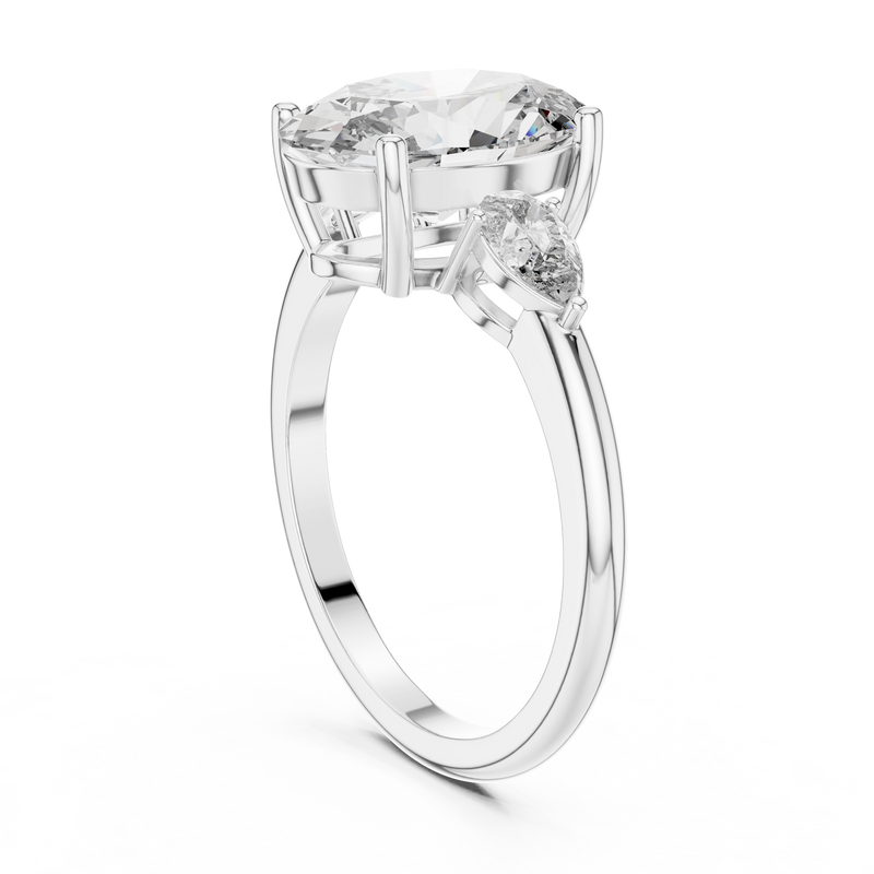 Ladies Ring LR-0054@7 - White Gold - Image