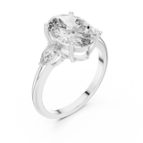 Ladies Ring LR-0054@7 - White Gold - Image