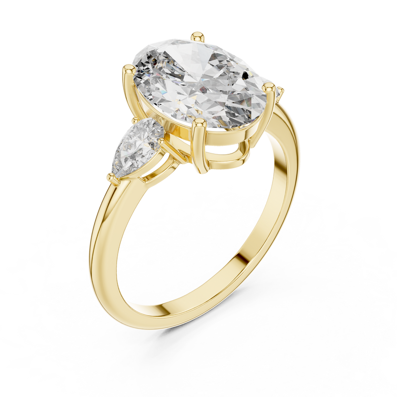 Ladies Ring LR-0054@7 - Yellow Gold - Image