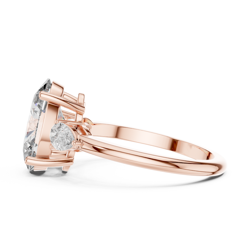 Ladies Ring LR-0054@7 - Rose Gold - Image
