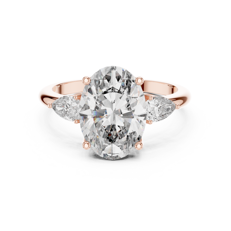 Ladies Ring LR-0054@7 - Rose Gold - Image