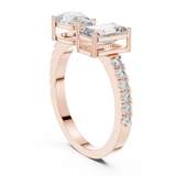 Ladies Ring LR-0055@7 - Rose Gold - Image