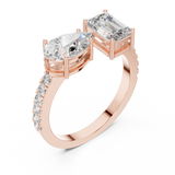 Ladies Ring LR-0055@7 - Rose Gold - Image
