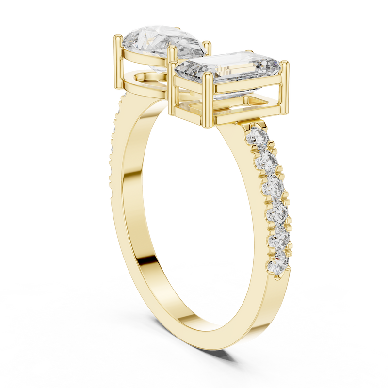 Ladies Ring LR-0055@7 - Yellow Gold - Image