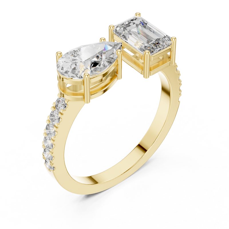 Ladies Ring LR-0055@7 - Yellow Gold - Image