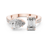 Ladies Ring LR-0055@7 - Rose Gold - Image