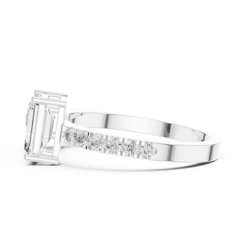 Ladies Ring LR-0055@7 - White Gold - Image