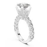 Ladies Ring LR-0057@7 - White Gold - Image