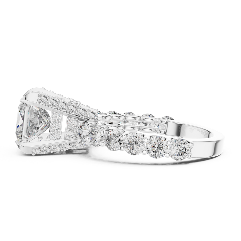 Ladies Ring LR-0057@7 - White Gold - Image