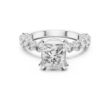 Ladies Ring LR-0057@7 - White Gold - Image