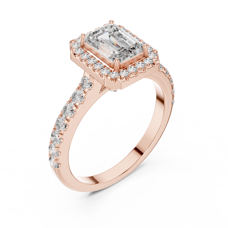 Ladies Ring LR-0058@7 - Rose Gold - Image