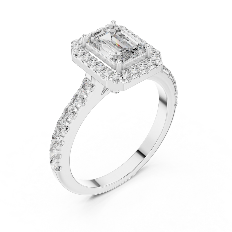 Ladies Ring LR-0058@7 - White Gold - Image