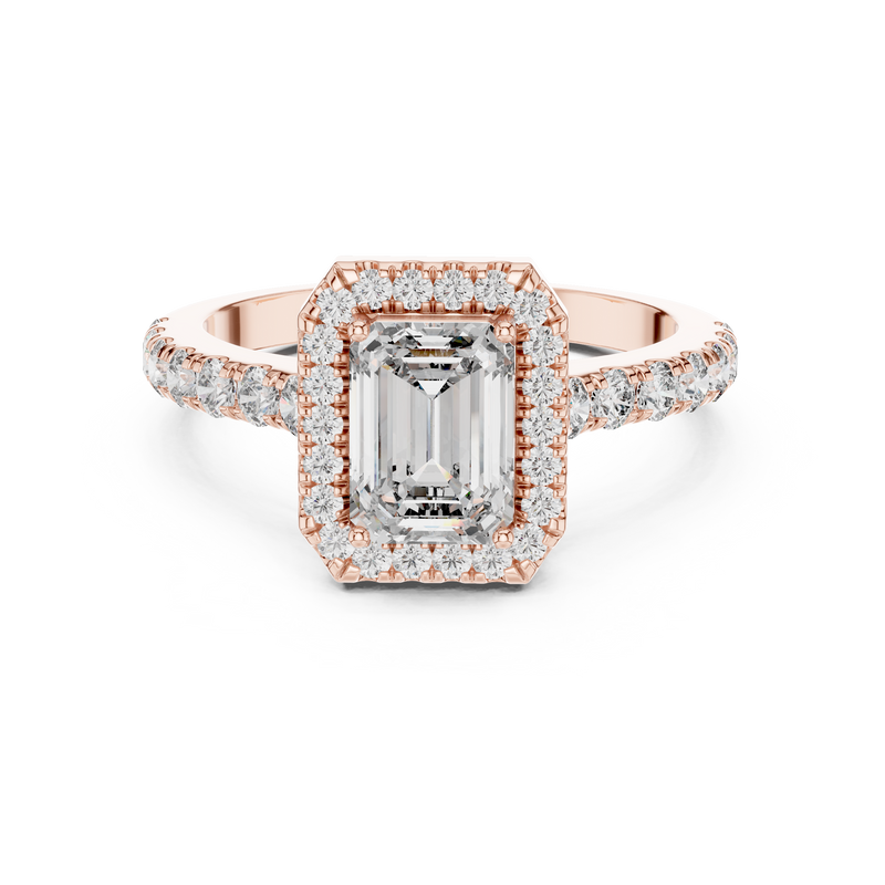 Ladies Ring LR-0058@7 - Rose Gold - Image