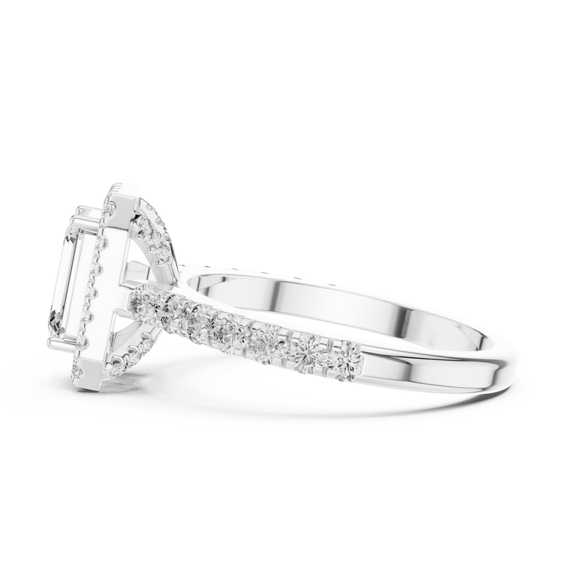Ladies Ring LR-0058@7 - White Gold - Image