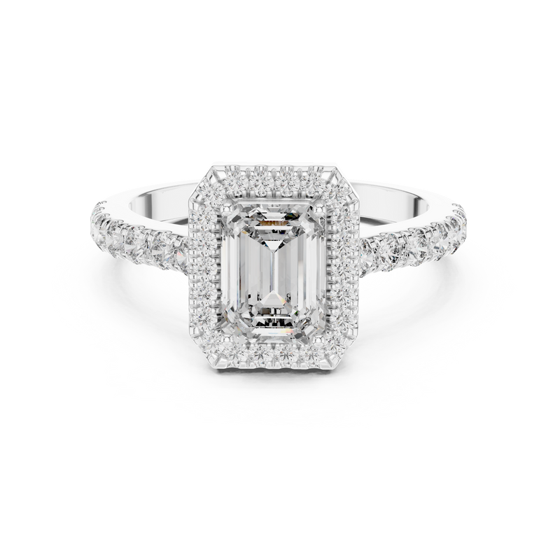 Ladies Ring LR-0058@7 - White Gold - Image