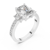 Ladies Ring LR-0069@7 - White Gold - Image