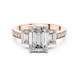 Ladies Ring LR-0069@7 - Rose Gold - Image