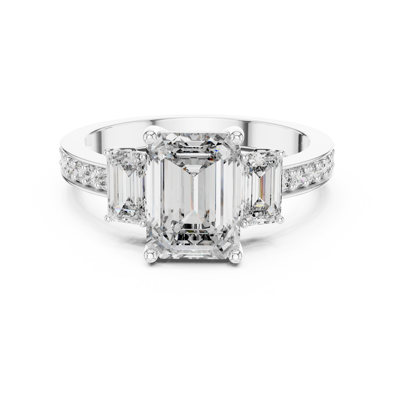 Ladies Ring LR-0069@7 - White Gold - Image