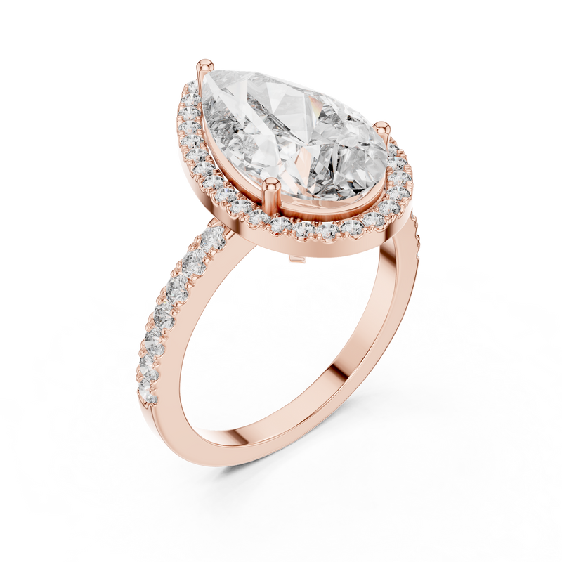 Ladies Ring LR-0071@7 - Rose Gold - Image