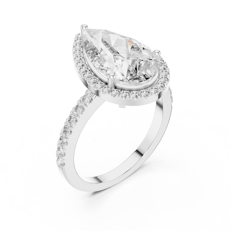 Ladies Ring LR-0071@7 - White Gold - Image
