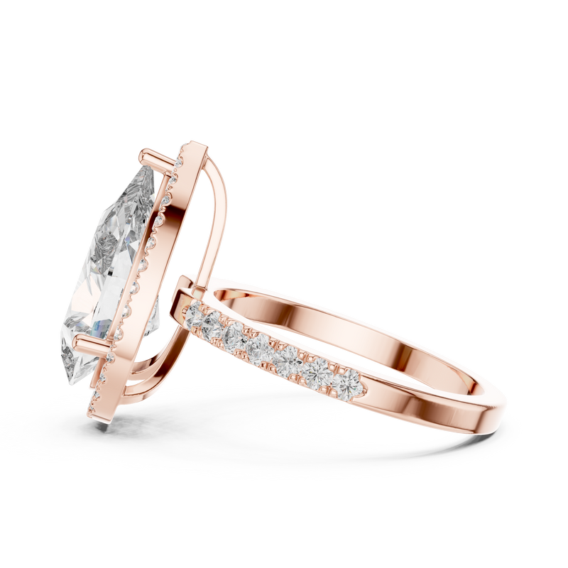 Ladies Ring LR-0071@7 - Rose Gold - Image