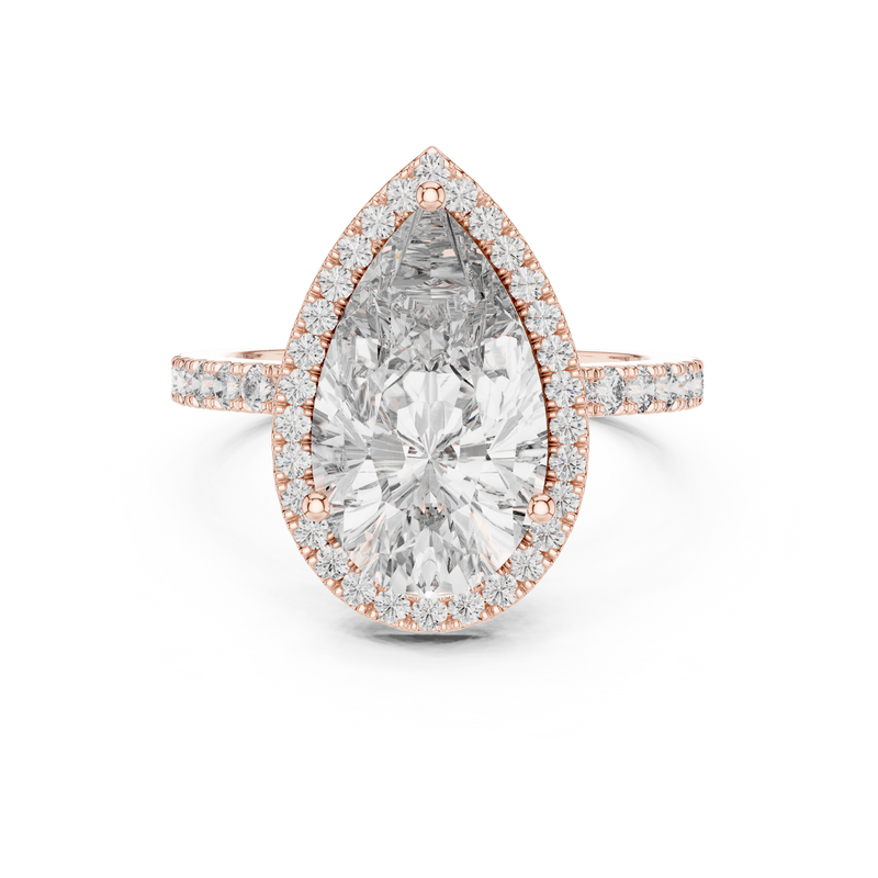 Ladies Ring LR-0071@7 - Rose Gold - Image