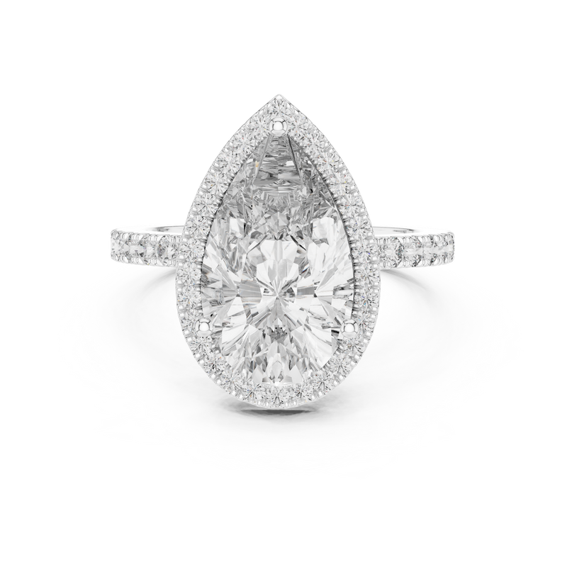 Ladies Ring LR-0071@7 - White Gold - Image