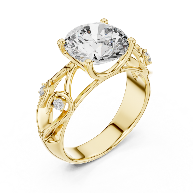 Ladies Ring LR-0090 - Yellow Gold - Image