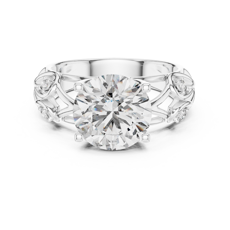 Ladies Ring LR-0090 - White Gold - Image