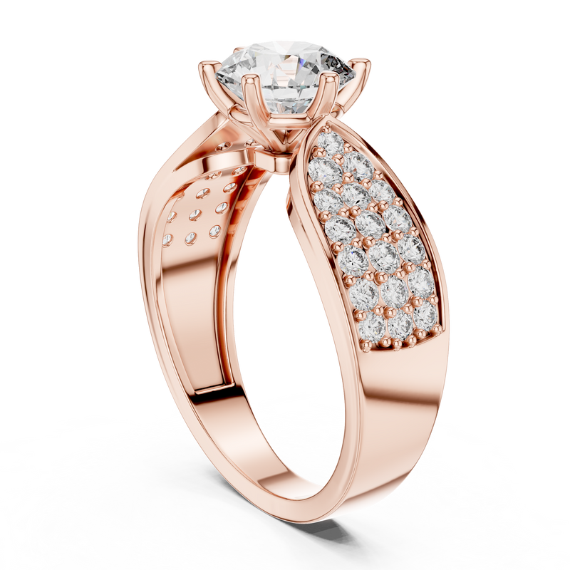 Ladies Ring LR-0094 - Rose Gold - Image