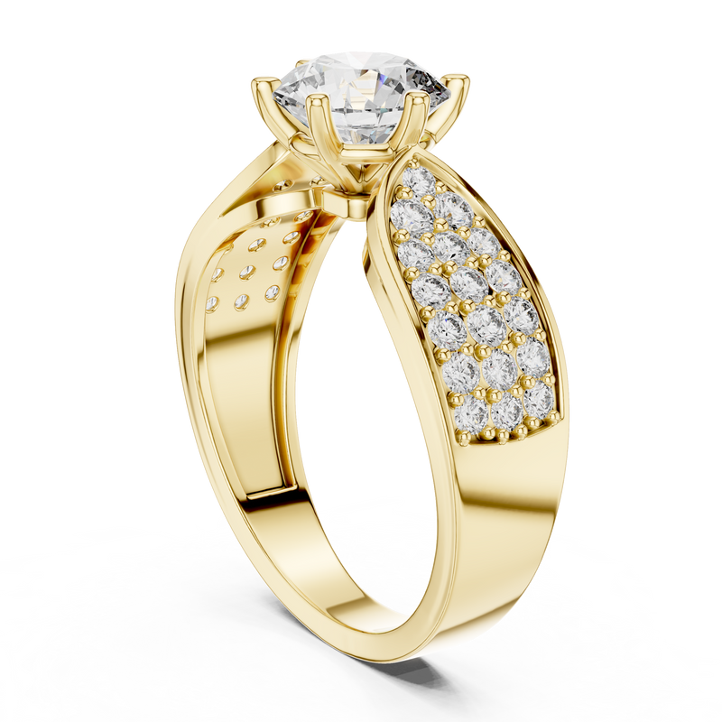 Ladies Ring LR-0094 - Yellow Gold - Image
