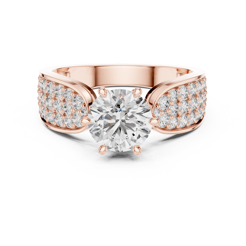 Ladies Ring LR-0094 - Rose Gold - Image