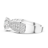 Ladies Ring LR-0094 - White Gold - Image
