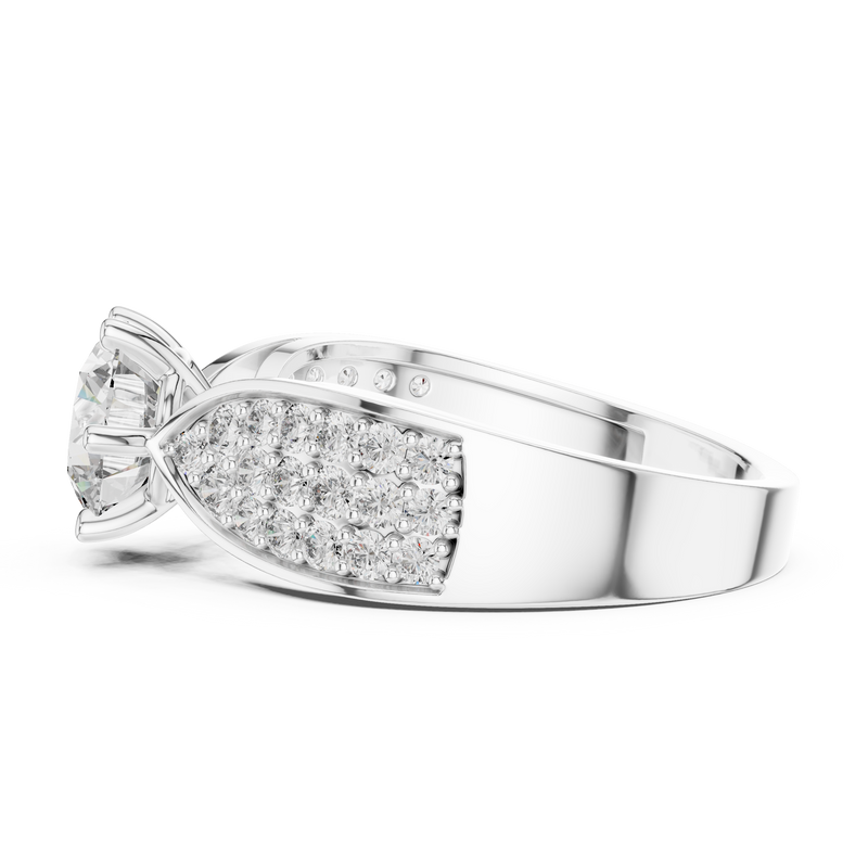 Ladies Ring LR-0094 - White Gold - Image