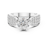 Ladies Ring LR-0094 - White Gold - Image