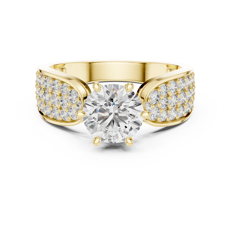 Ladies Ring LR-0094 - Yellow Gold - Image