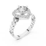 Ladies Ring LR-0095@7 - White Gold - Image